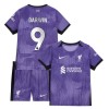 Fotbollskläder Barn Liverpool Darwin 9 Tredjetröja 2023-24 - Kortärmad